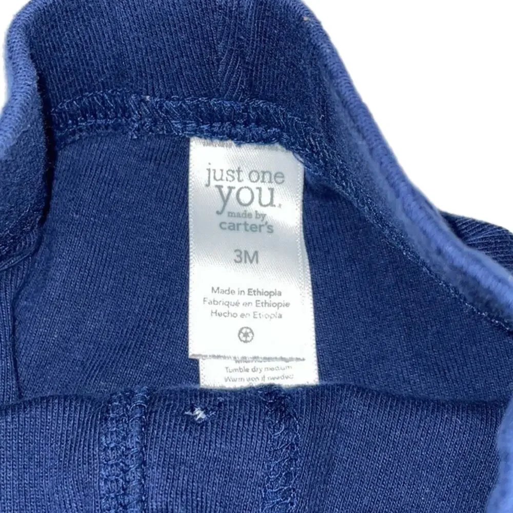 Just One You by Carter’s Casual Button Legging Pants Baby Size 3M Navy